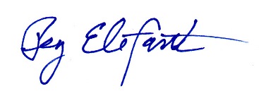 Peg's signature